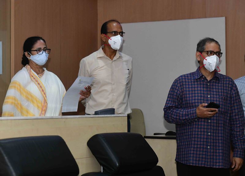 Bengal CM Mamata Banerjee monitors Cyclone Yaas