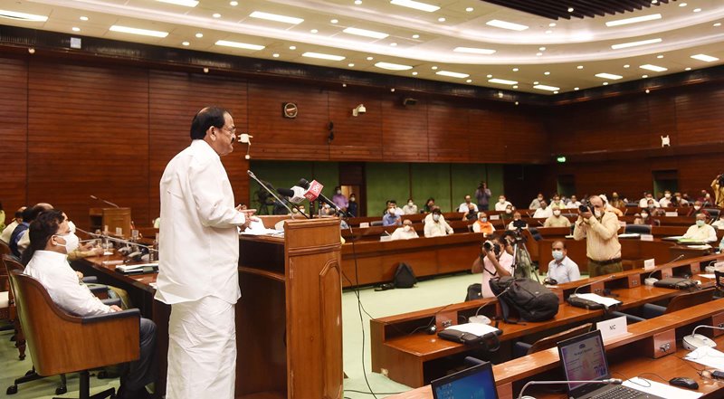 Venkaiah Naidu addresses sensitisation programme in Delhi