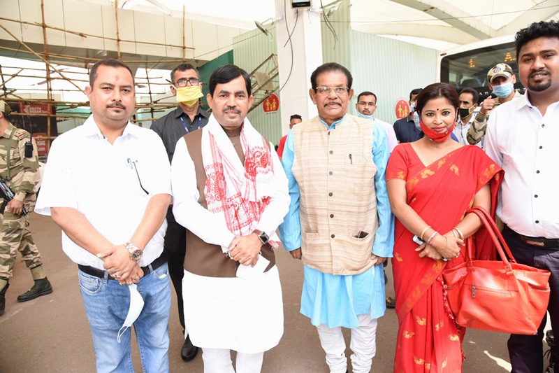 BJP's Syed Shahnawaz Hussain in Guwahati for Assam poll campaign
