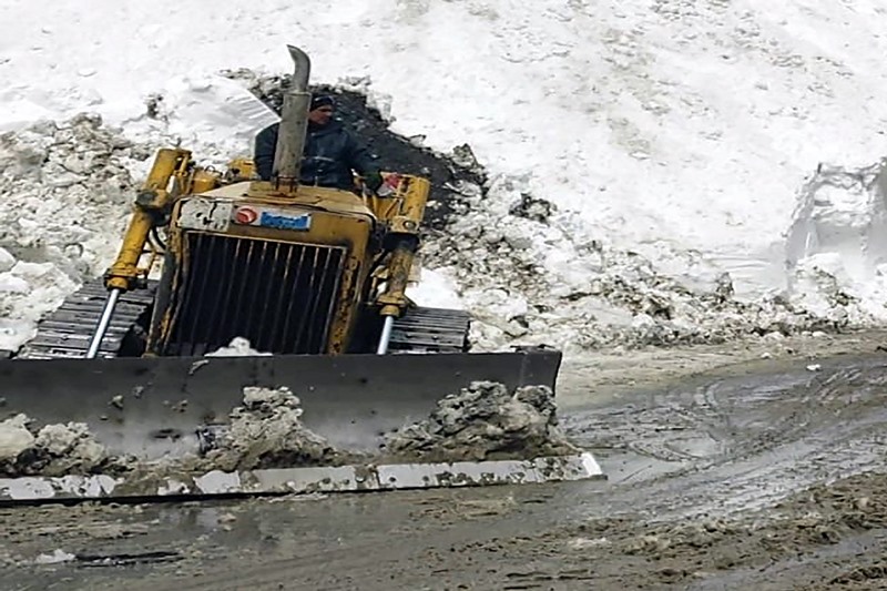 Snowfall in Srinagar