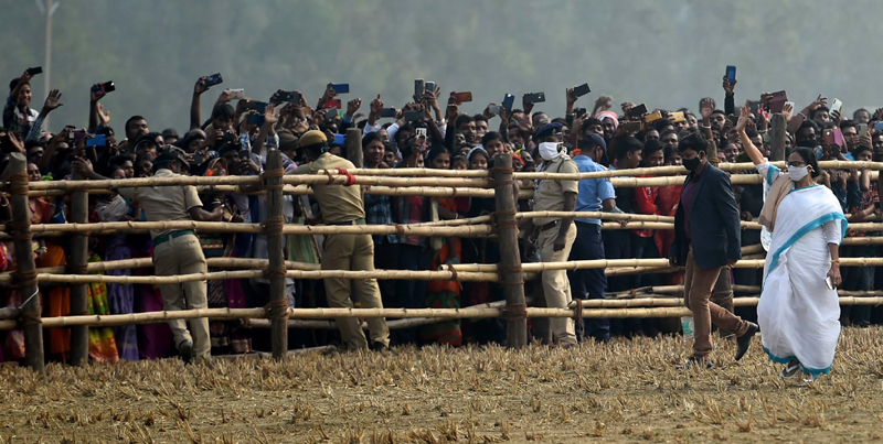 In Images: Mamata Banerjee in Nandigram