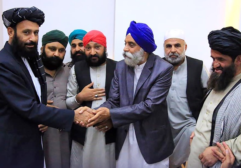 Hindu, Sikh community meet Kabul Mayor Maulvi Hamdullah Nomani