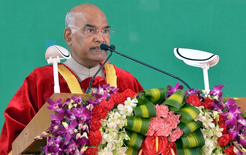 Prez Kovind addresses students of Thiruvalluvar University in Vellore
