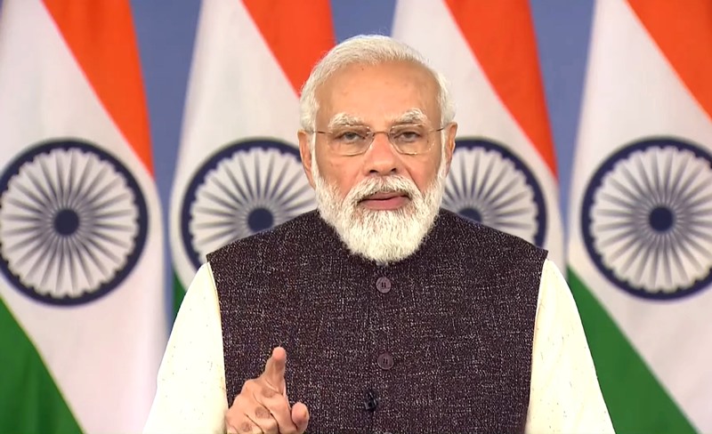PM Modi addressing nation through video conferencing
