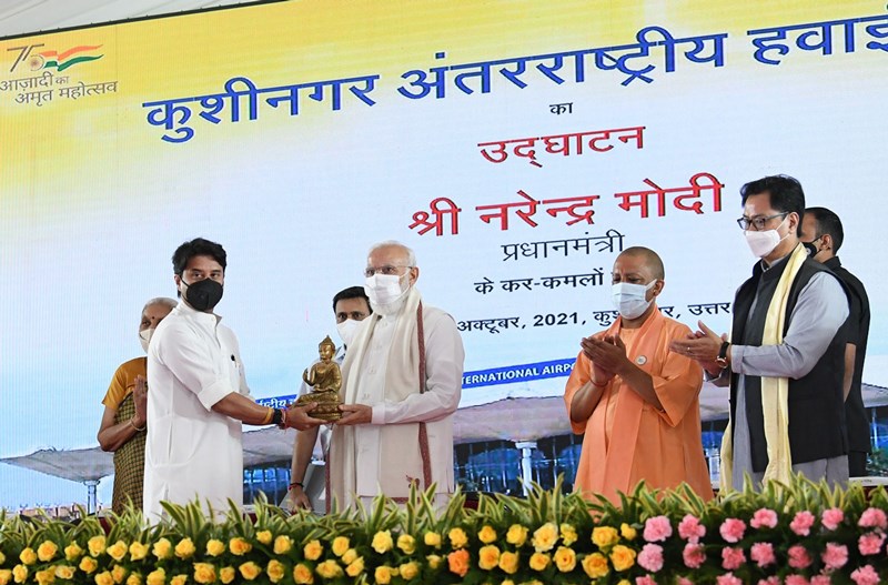 PM Modi inaugurates Kushinagar International Airport