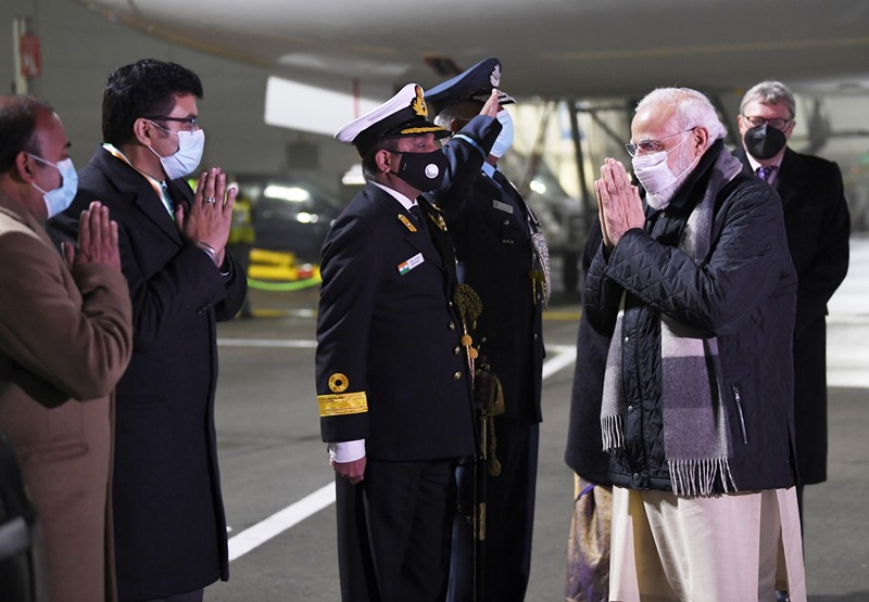 PM Modi arrives in Glasgow to attend COP26