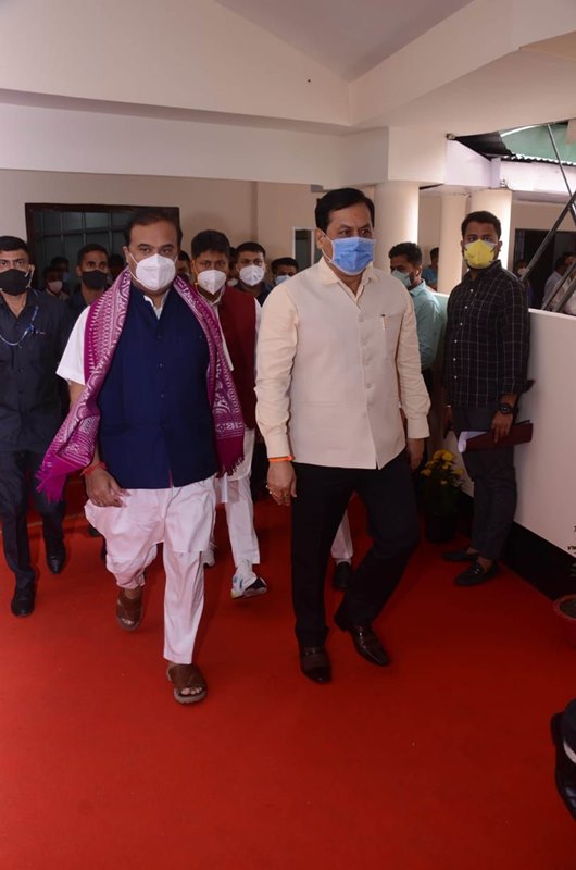 Himanta Biswa Sharma attends Assam assembly