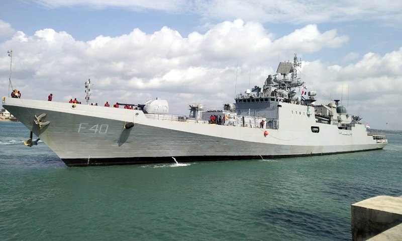Indian Navys INS Talwar reaches Mombasa