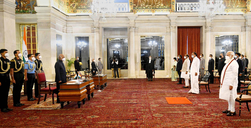 Justice NV Ramana swears in as CJI of India