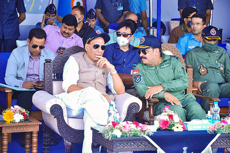 Union Ministers Rajnath Singh and Nitin Gadkari inaugurate Emergency Landing Facility in Rajasthan's Barmer dist