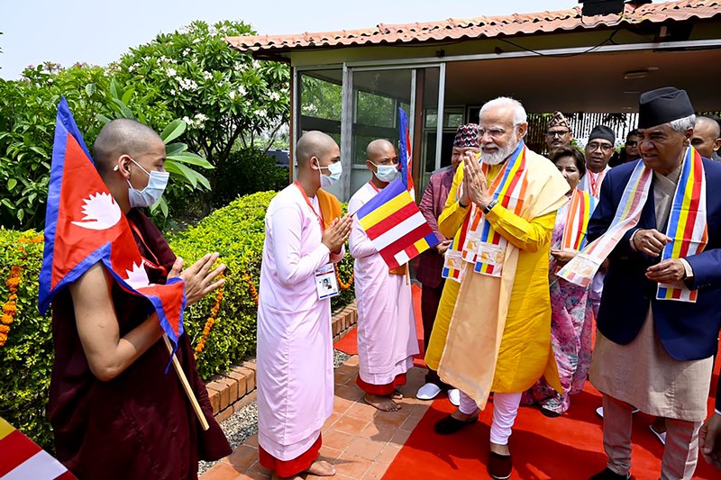 Narendra Modi visits Nepal on Buddha Purnima on Monday (May 16, 2022)