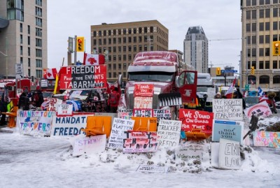 Canadian PM  Justin Trudeau invokes emergency powers to quell trucker protests