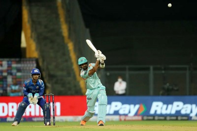 IPL: KL Rahul's ton lifts LSG to 168/6