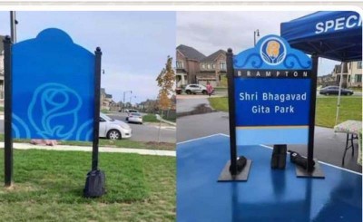 Indian govt condemns vandalism at Canada's Bhagvad Gita park, calls it 'hate crime'