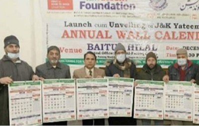 Jammu and Kashmir Yateem Foundation unveils annual wall calendar 2022