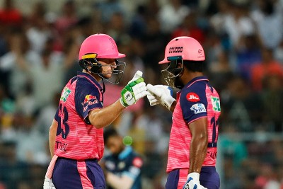 Jos Buttler, Sanju Samson power RR to post 188/6 in 20 overs against GT in IPL Qualifier 1