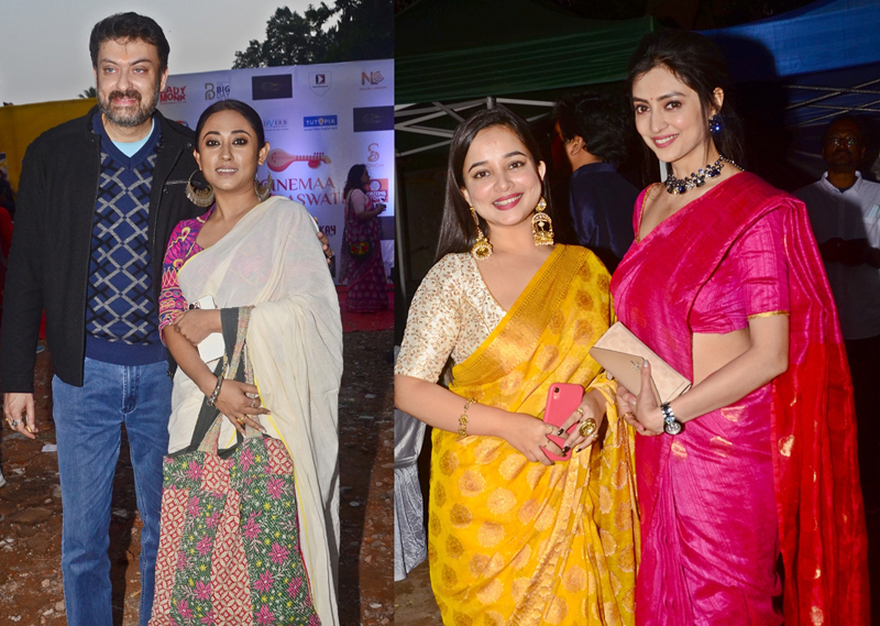 Tollywood stars celebrate Saraswati Puja