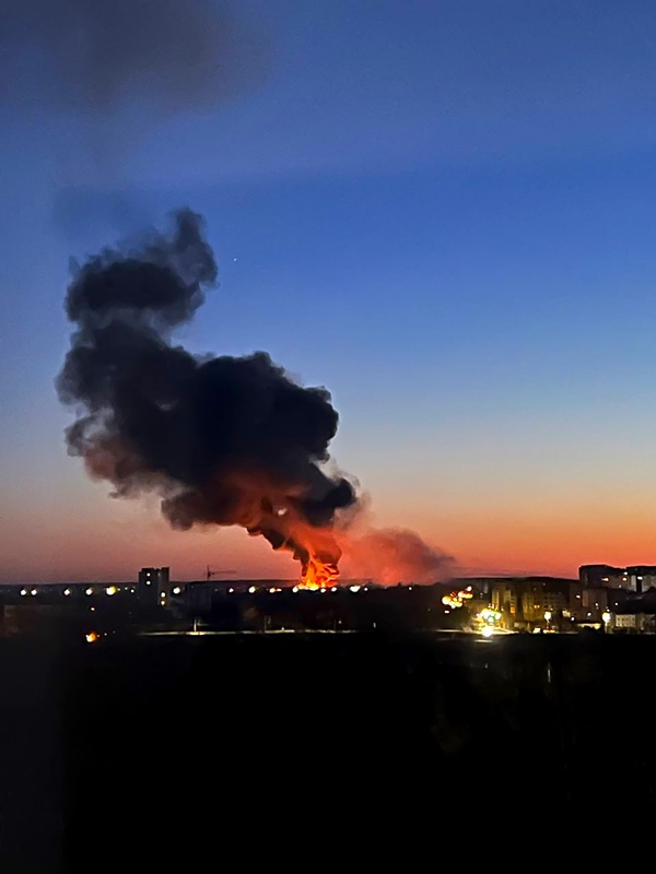 Russian airstrike in Ukraine