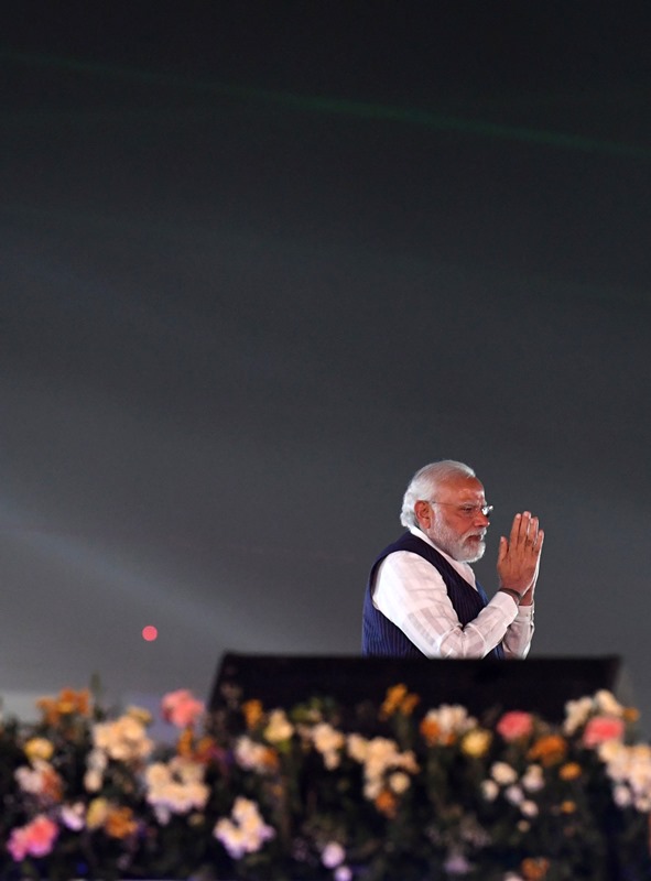 PM Modi addresses gathering at Ahmedabad's 11th Khel Mahakumbh