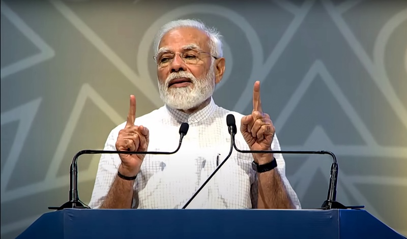 PM Modi inaugurates Bharat Drone in Delhi