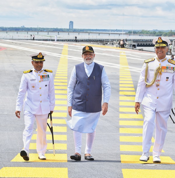 Glimpses: PM Modi  commissions  INS Vikrant in Kochi