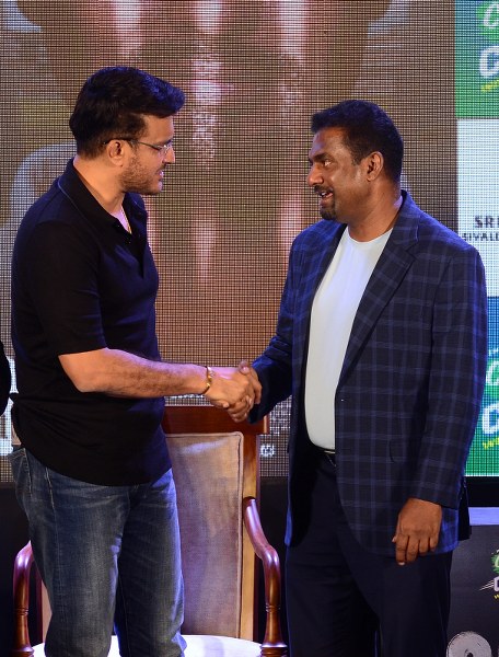 Reel and real Muttiah Muralitharan in Kolkata for '800', Sourav Ganguly joins in