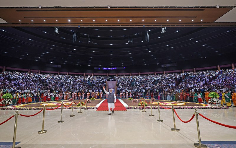 PM Modi inaugurates Bharat Mandapam in Delhi
