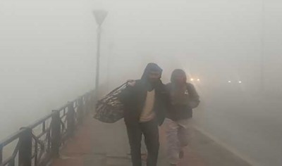 Intense cold, fog disrupts normal life in Jammu and Kashmir