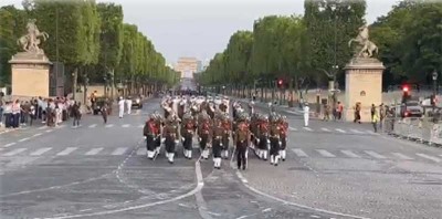 Indian Tri-Services Contingent visits France for Bastille Day