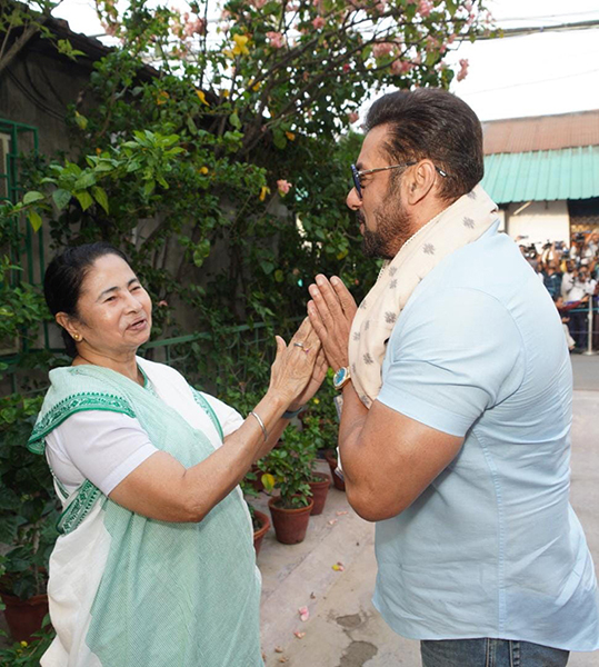 Salman Khan meets Mamata Banerjee in Kolkata