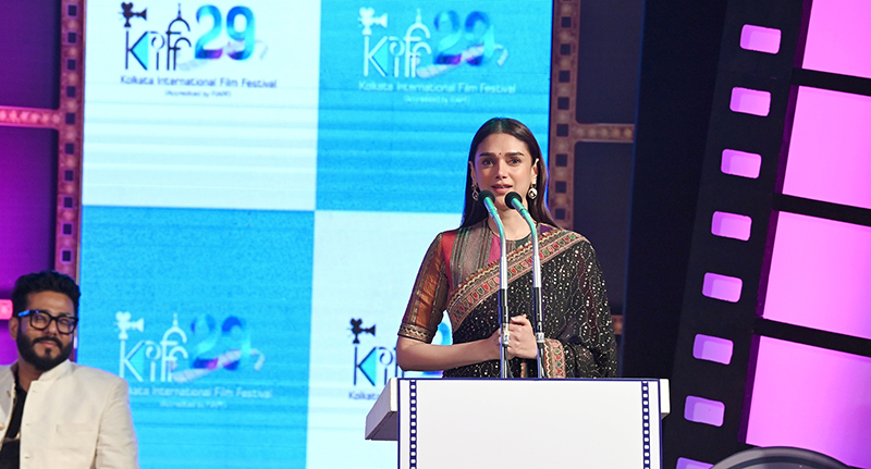 29th KIFF: Aditi Rao Hydari attends closing ceremony