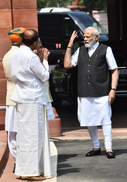 PM Modi addresses media on first day of Monsoon Session