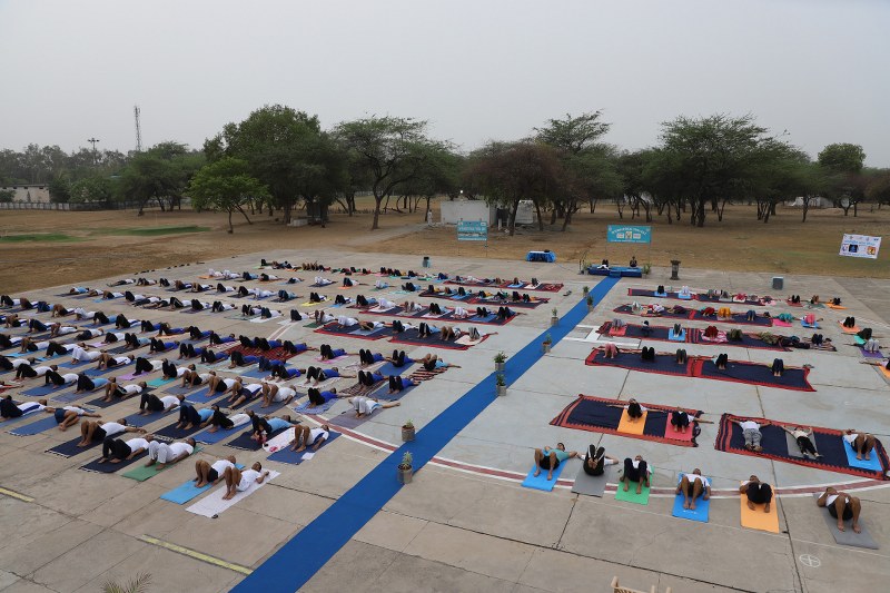 Slideshow: Air Force, Navy celebrate 10th International Day of Yoga
