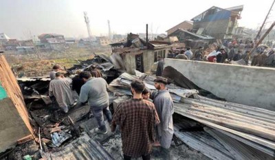 Kashmir: 8 residential structures damaged in fire incident in Anantnag