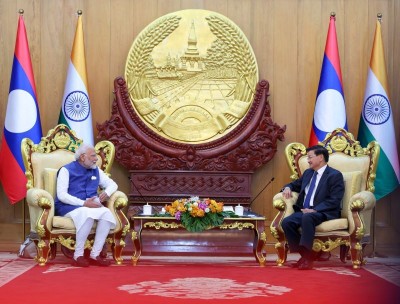 PM Modi meets Laos President Thongloun Sisoulith, holds bilateral talks