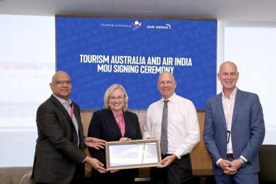 Tourism Australia and Air India sign a 3-yr MoU to boost visitor growth from India
