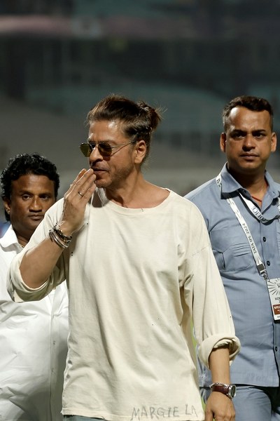 IPL: SRK at Eden Gardens after KKR beat Sunrisers Hyderabad