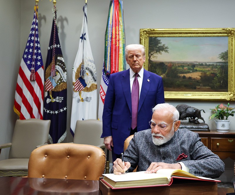 PM Modi meets US President Donald Trump at the White House