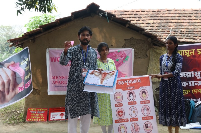 In Images: Bengal village women participate in menstrual hygiene awareness