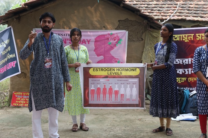 In Images: Bengal village women participate in menstrual hygiene awareness