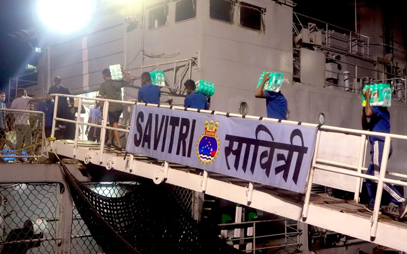 In Images: India sends humanitarian aid to earthquake-hit Myanmar