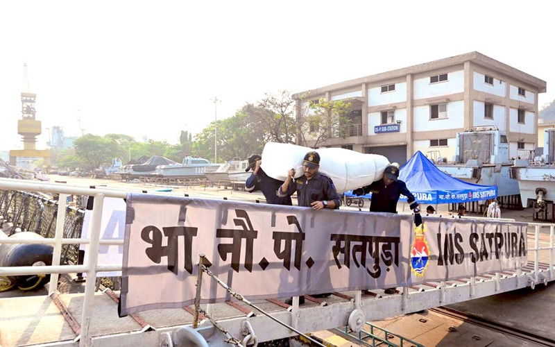 In Images: India sends humanitarian aid to earthquake-hit Myanmar