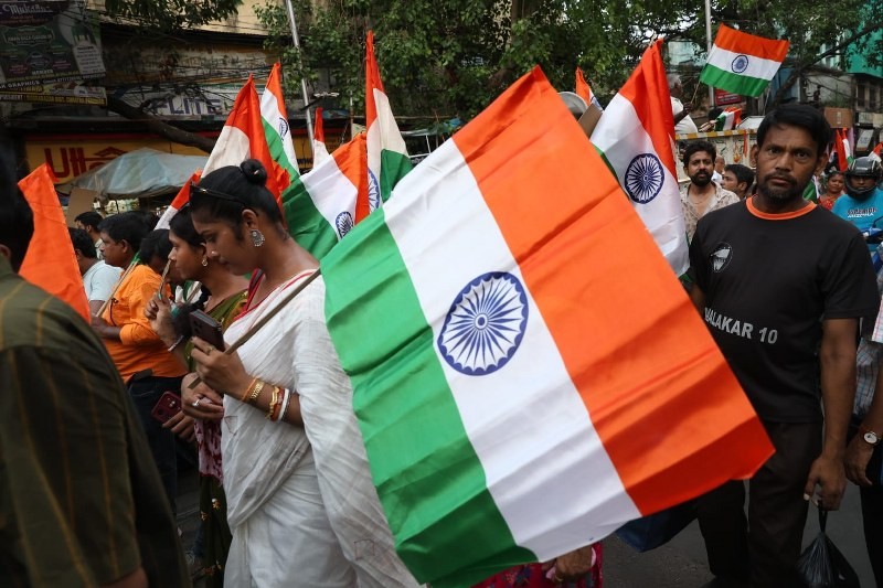 In Images: BJP supporters hold Tiranga Yatra in Kolkata to celebrate success of Operation Sindoor