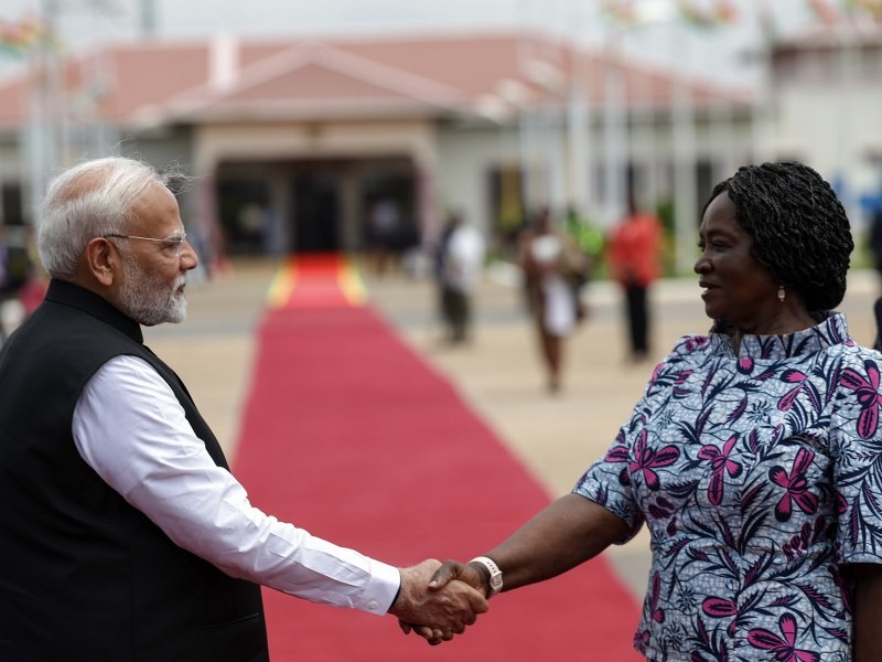 In Images: PM Modi emplanes for Trinidad and Tobago after Ghana