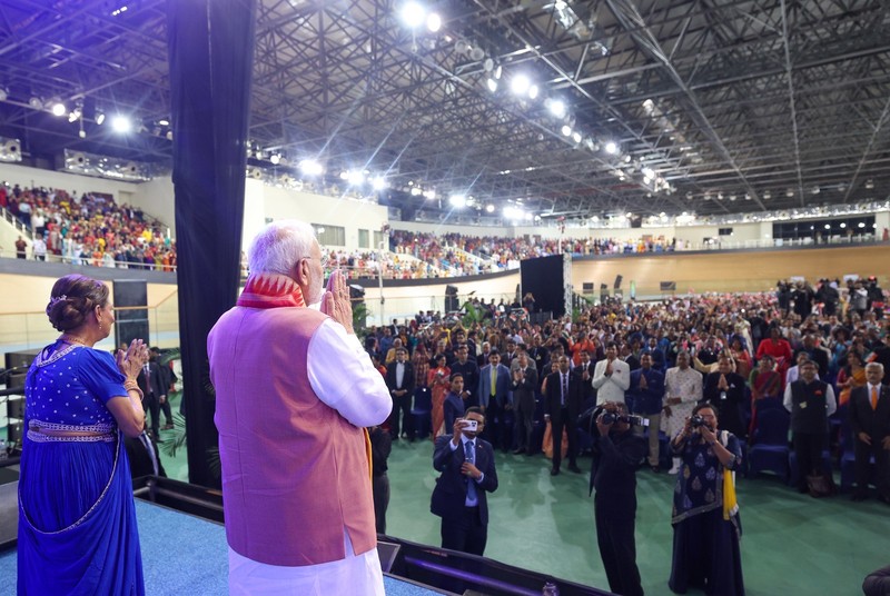 In Images: PM Modi addresses Indian community in Trinidad and Tobago
