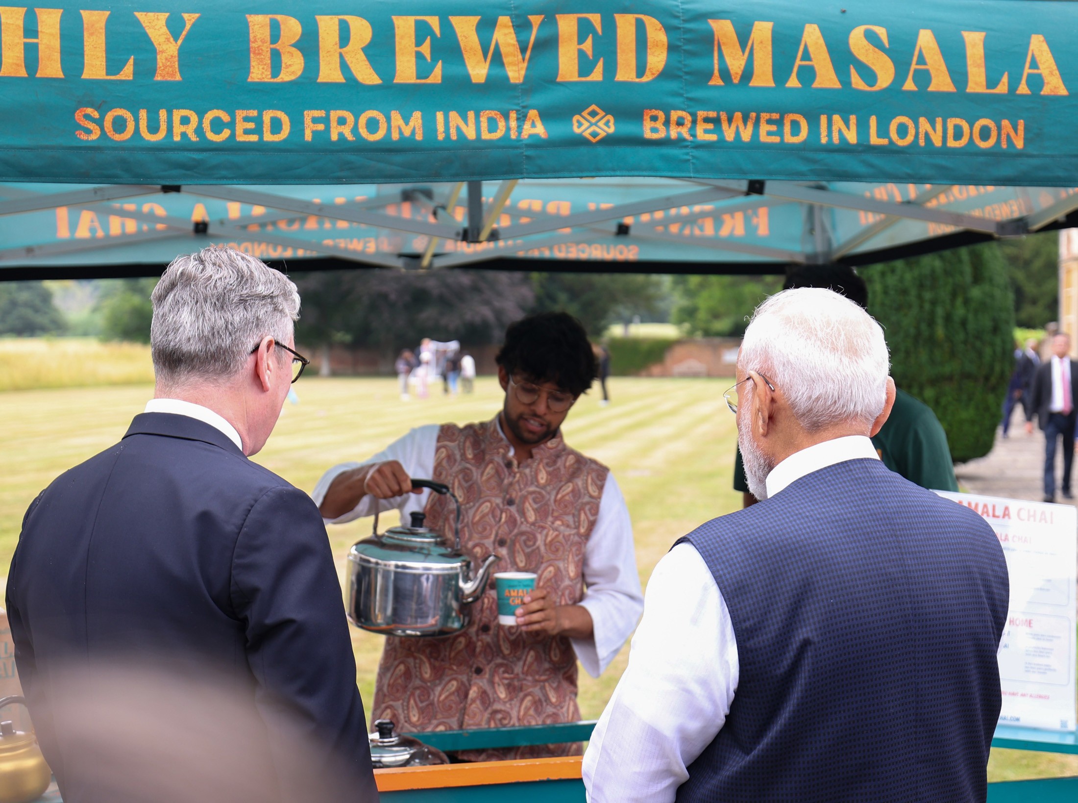 In Images: PM Modi meets UK counterpart Keir Starmer