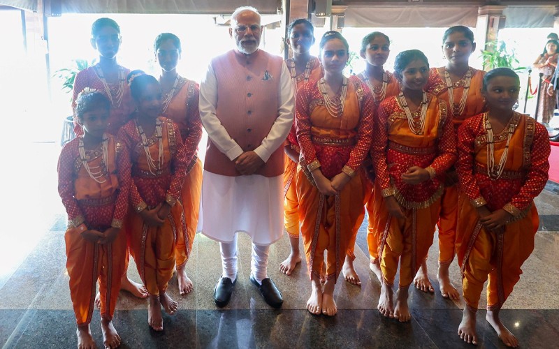 In Images: PM Modi welcomed by Indian diaspora in Maldives