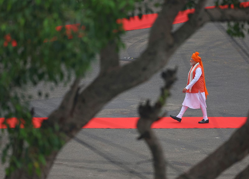 In Images: PM Modi addresses nation from Red Fort on 79th Independence Day