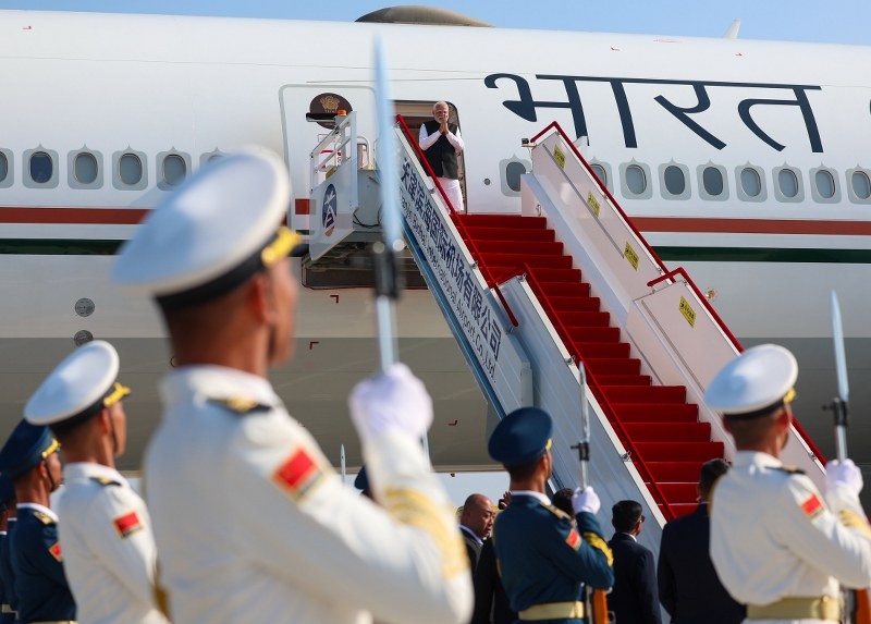 Modi departs for India after China  visit