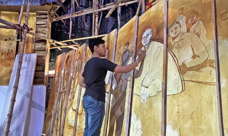 In Images: Kolkata’s Shimla Byayam Samiti marks 100 years of Sarbajonin Durga Utsav with ‘Revolutionary Shrine of Swadeshiyana’ theme